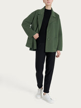 Cappotto caban in Vegan Wool Verdi Donna - Ragno