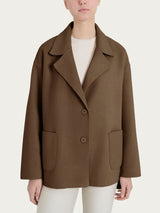 Cappotto caban in Vegan Wool Marroni Donna - Ragno