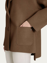 Cappotto caban in Vegan Wool Marroni Donna - Ragno