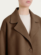 Cappotto caban in Vegan Wool Marroni Donna - Ragno