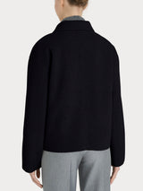 Giacca con collo camicia in Vegan Wool Neri Donna - Ragno