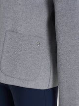 Giacca con collo camicia in Vegan Wool Neri Donna - Ragno