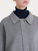 Giacca con collo camicia in Vegan Wool Neri Donna - Ragno