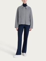 Giacca con collo camicia in Vegan Wool Neri Donna - Ragno