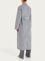 Cappotto lungo in Vegan Wool Neri Donna - Ragno