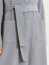 Cappotto lungo in Vegan Wool Neri Donna - Ragno