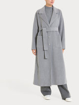 Cappotto lungo in Vegan Wool Neri Donna - Ragno