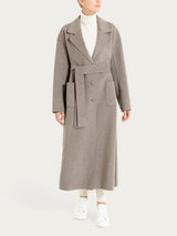 Cappotto lungo in Vegan Wool Grigi Donna - Ragno