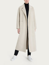 Cappotto lungo in Vegan Wool Bianchi Donna - Ragno