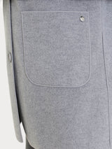 Giaccone con cappuccio in Vegan Wool Neri Donna - Ragno