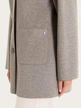 Giaccone con cappuccio in Vegan Wool Grigi Donna - Ragno