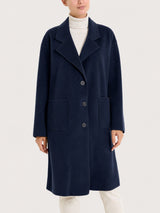 SoftCoat cappotto con bottoni Blu Donna - Ragno
