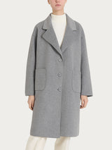 Cappotto con bottoni in Vegan Wool Neri Donna - Ragno