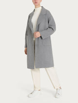 Cappotto con bottoni in Vegan Wool Neri Donna - Ragno