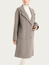 Cappotto con bottoni in Vegan Wool Grigi Donna - Ragno
