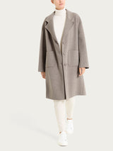Cappotto con bottoni in Vegan Wool Grigi Donna - Ragno