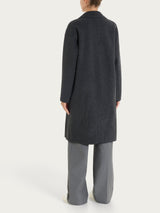 Cappotto con bottoni in Vegan Wool Neri Donna - Ragno