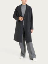 Cappotto con bottoni in Vegan Wool Neri Donna - Ragno