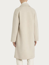 Cappotto con bottoni in Vegan Wool Bianchi Donna - Ragno