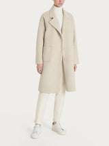 Cappotto con bottoni in Vegan Wool Bianchi Donna - Ragno