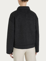 Giacca chiodo in Vegan Wool Neri Donna - Ragno