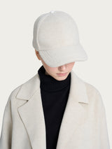 Cappello da baseball in Vegan Wool Bianchi Donna - Ragno