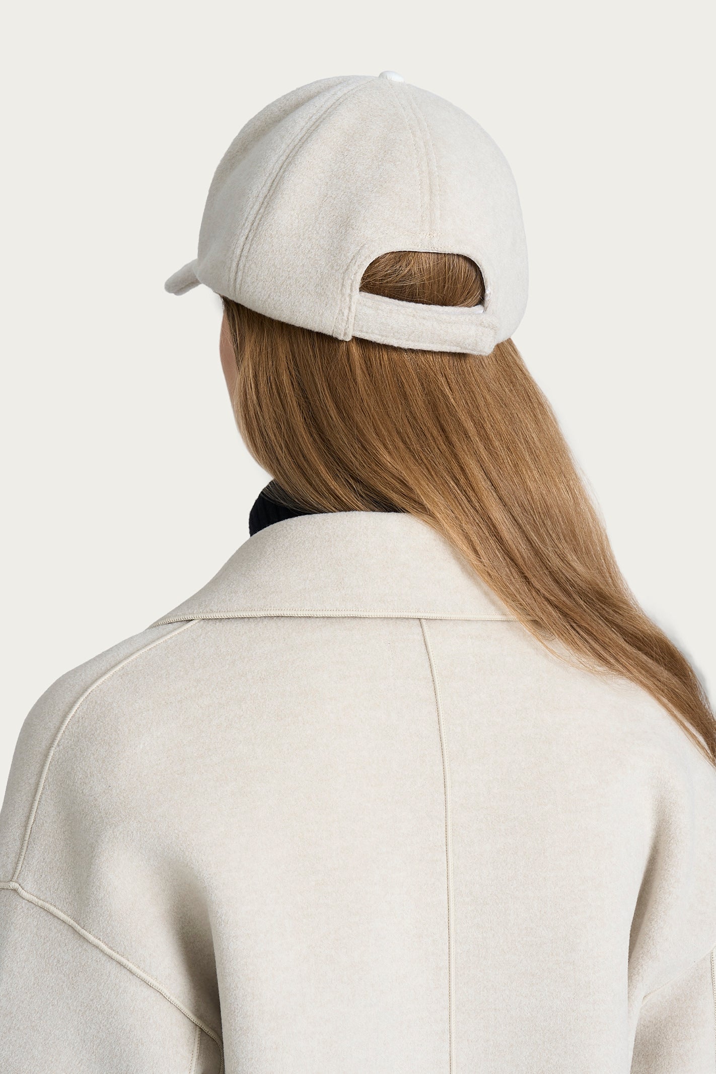 Cappello da baseball in Vegan Wool Bianchi Donna - Ragno