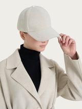 Cappello da baseball in Vegan Wool Bianchi Donna - Ragno