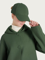 Cappello da baseball in Vegan Wool Verdi Donna - Ragno