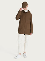 Cappello da baseball in Vegan Wool Marroni Donna - Ragno