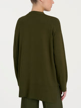 Cardigan over con bottoni Four Seasons Verdi Donna - Ragno