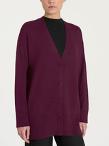 Cardigan over con bottoni Four Seasons Viola Donna - Ragno