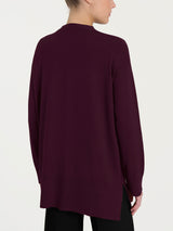 Cardigan over con bottoni Four Seasons Viola Donna - Ragno