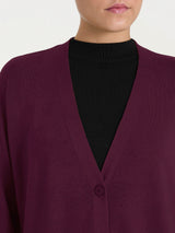 Cardigan over con bottoni Four Seasons Viola Donna - Ragno