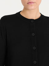 Cardigan corto con bottoni Four Seasons Neri Donna - Ragno