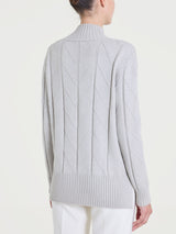 Cardigan aperto con punto spiga in Super Soft Bianchi Donna - Ragno