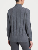 Cardigan aperto con punto spiga in Super Soft Neri Donna - Ragno