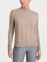 Lupetto con punto spiga in Super Soft Grigi Donna - Ragno