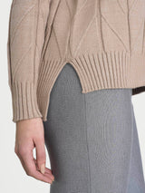 Lupetto con punto spiga in Super Soft Grigi Donna - Ragno