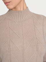 Lupetto con punto spiga in Super Soft Grigi Donna - Ragno