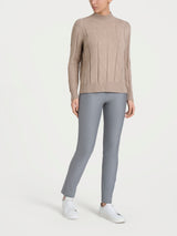 Lupetto con punto spiga in Super Soft Grigi Donna - Ragno