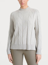 Lupetto con punto spiga in Super Soft Bianchi Donna - Ragno