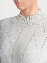Lupetto con punto spiga in Super Soft Bianchi Donna - Ragno