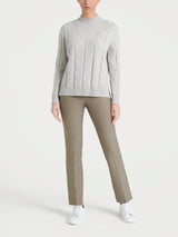 Lupetto con punto spiga in Super Soft Bianchi Donna - Ragno