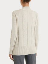 Lupetto con punto spiga in Super Soft Bianchi Donna - Ragno