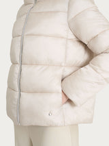 Piumino con collo alto in Vegan Down Bianchi Donna - Ragno