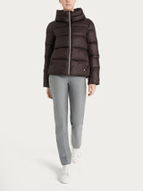 Piumino con collo alto in Vegan Down Marroni Donna - Ragno