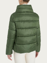 Piumino con collo alto in Vegan Down Verdi Donna - Ragno
