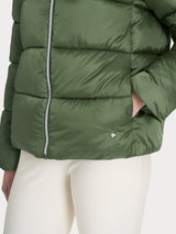 Piumino con collo alto in Vegan Down Verdi Donna - Ragno