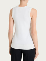Jersey sin mangas Four Seasons Blanco para mujer - Ragno